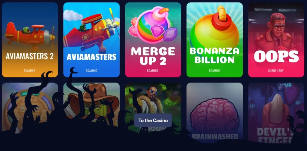 Aperçu de la page d’affiliation Boomsbet Casino Online