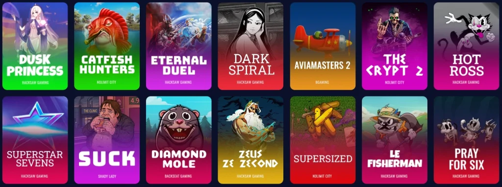 Aperçu de la page d’affiliation Boomsbet Casino Online